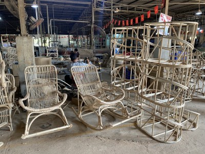 Trendy Rattan Bedside Tables at Dan Tra