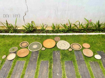 Boho Chic Rattan Wall Decor Collection