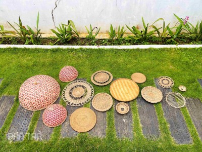 Boho Chic Rattan Wall Decor Collection