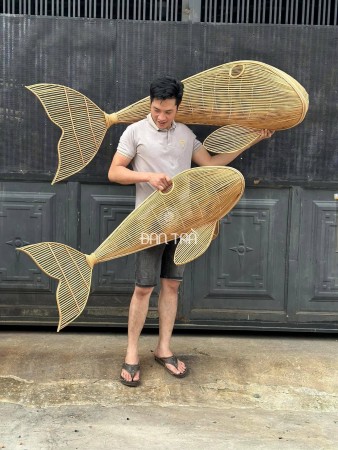 Shark rattan light
