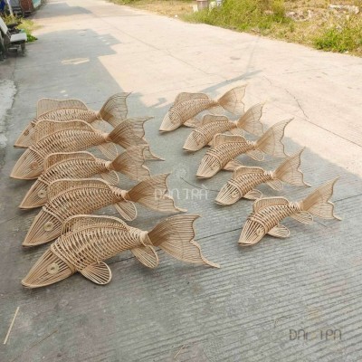 Rattan Fish Light