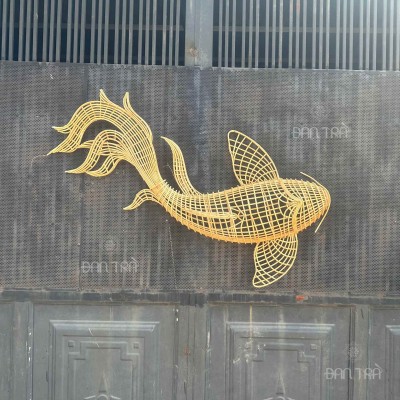 Rattan Fish Light