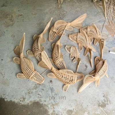 Rattan Fish Light