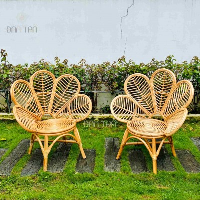 Flower Rattan Chair