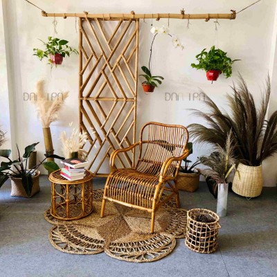 Monet rattan lounge chair