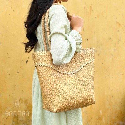 Handwoven Seagrass Tote Bag