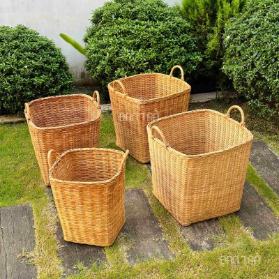 Square Rattan Basket