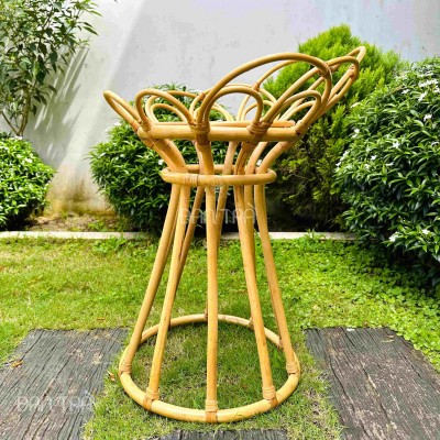 Flower Rattan Plant Stand