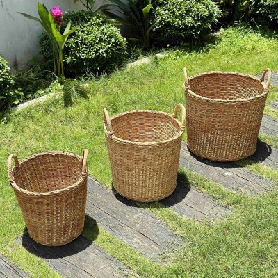 Round Rattan Basket