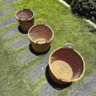 Round Rattan Basket