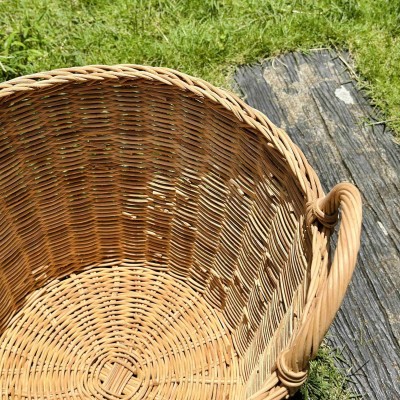 Round Rattan Basket