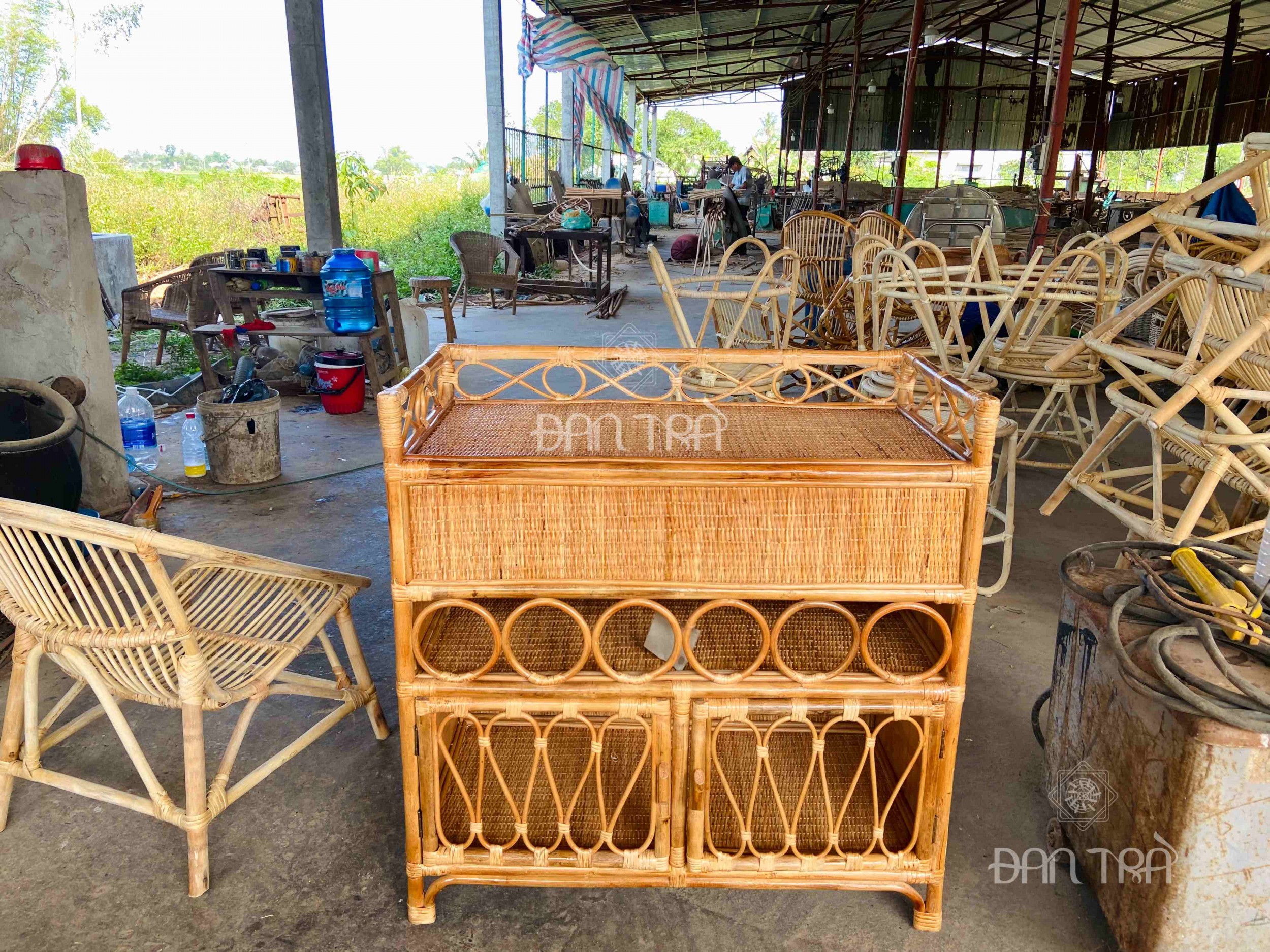 rattan cabinet 2