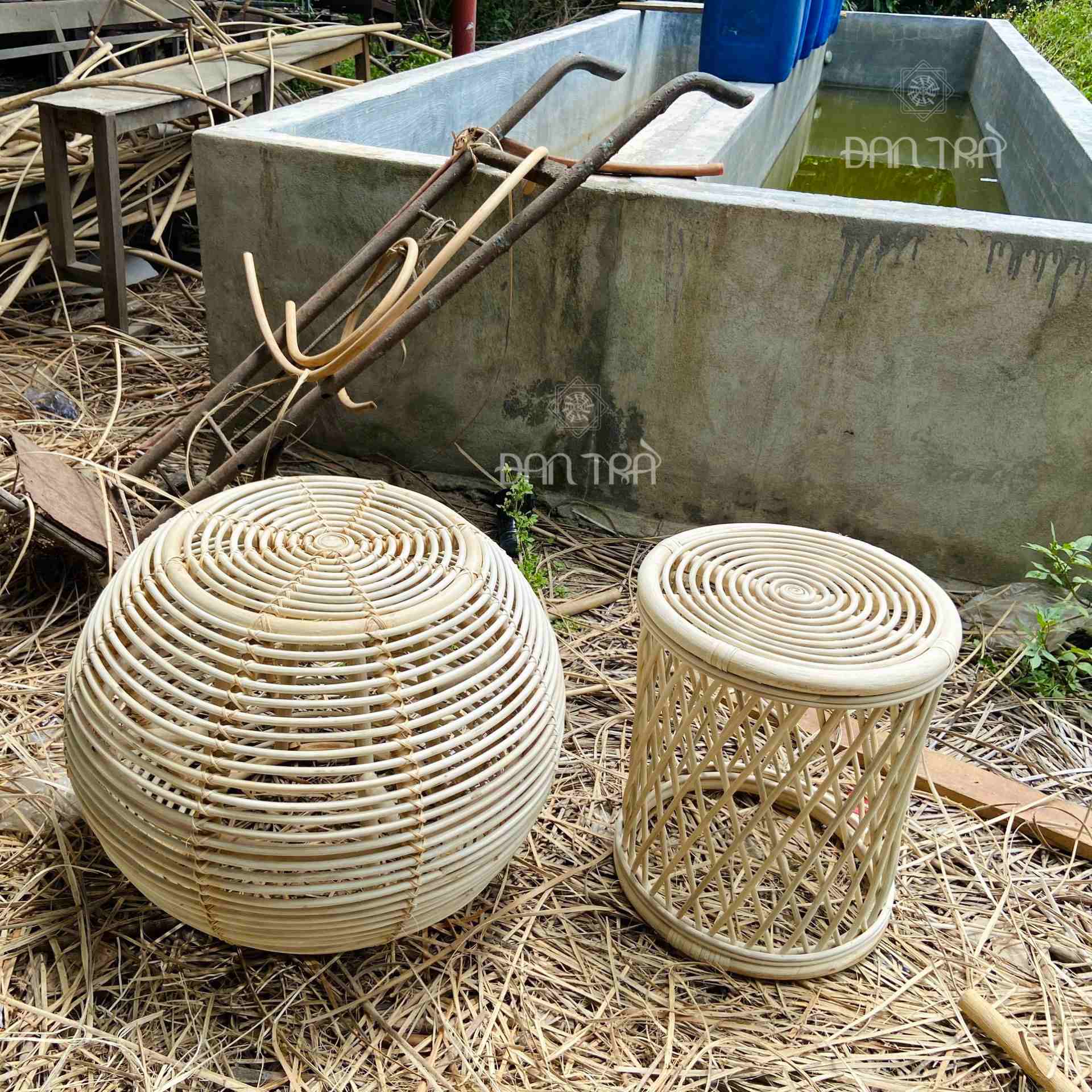 rattan stool 1