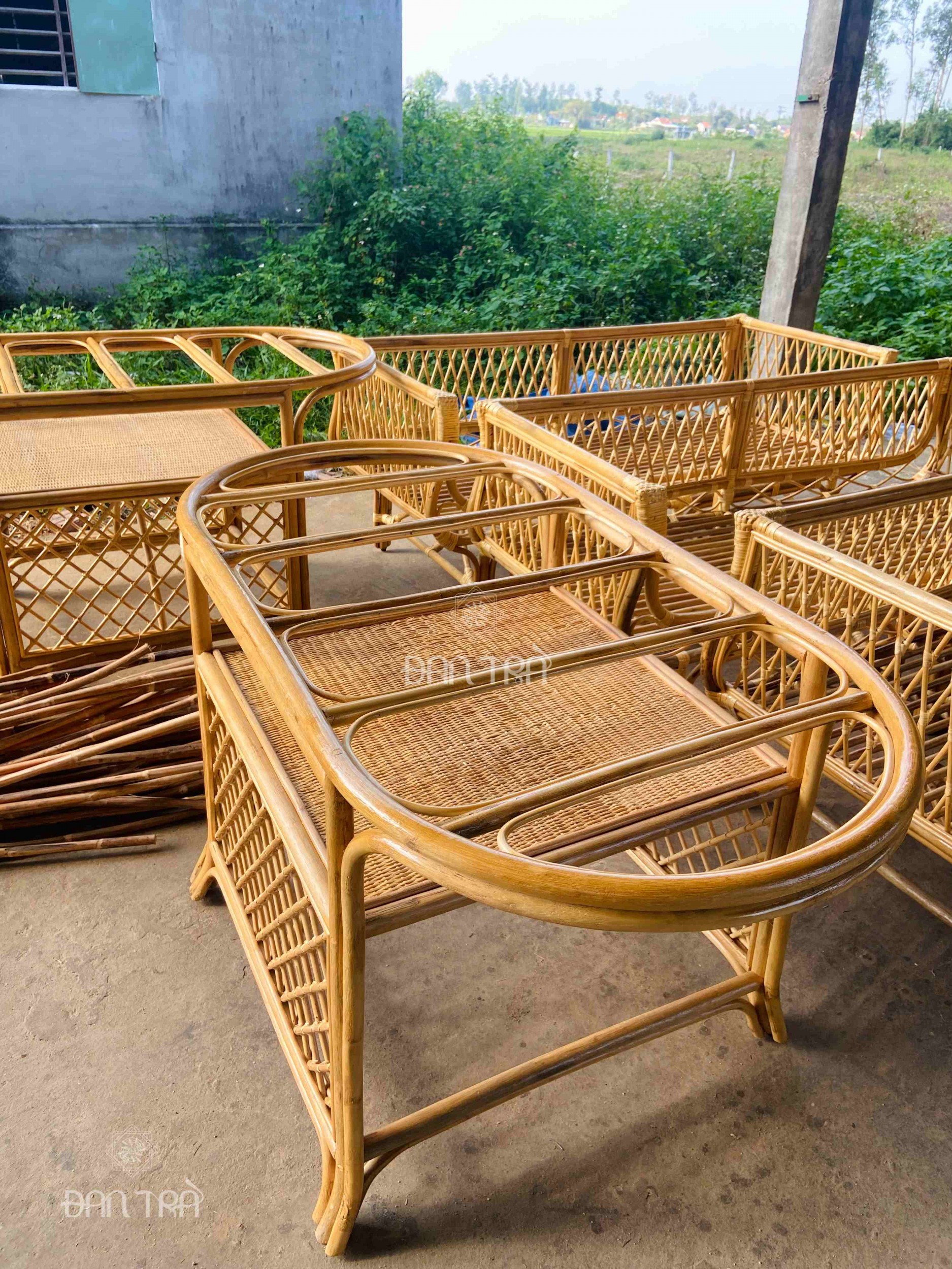 rattan table 2