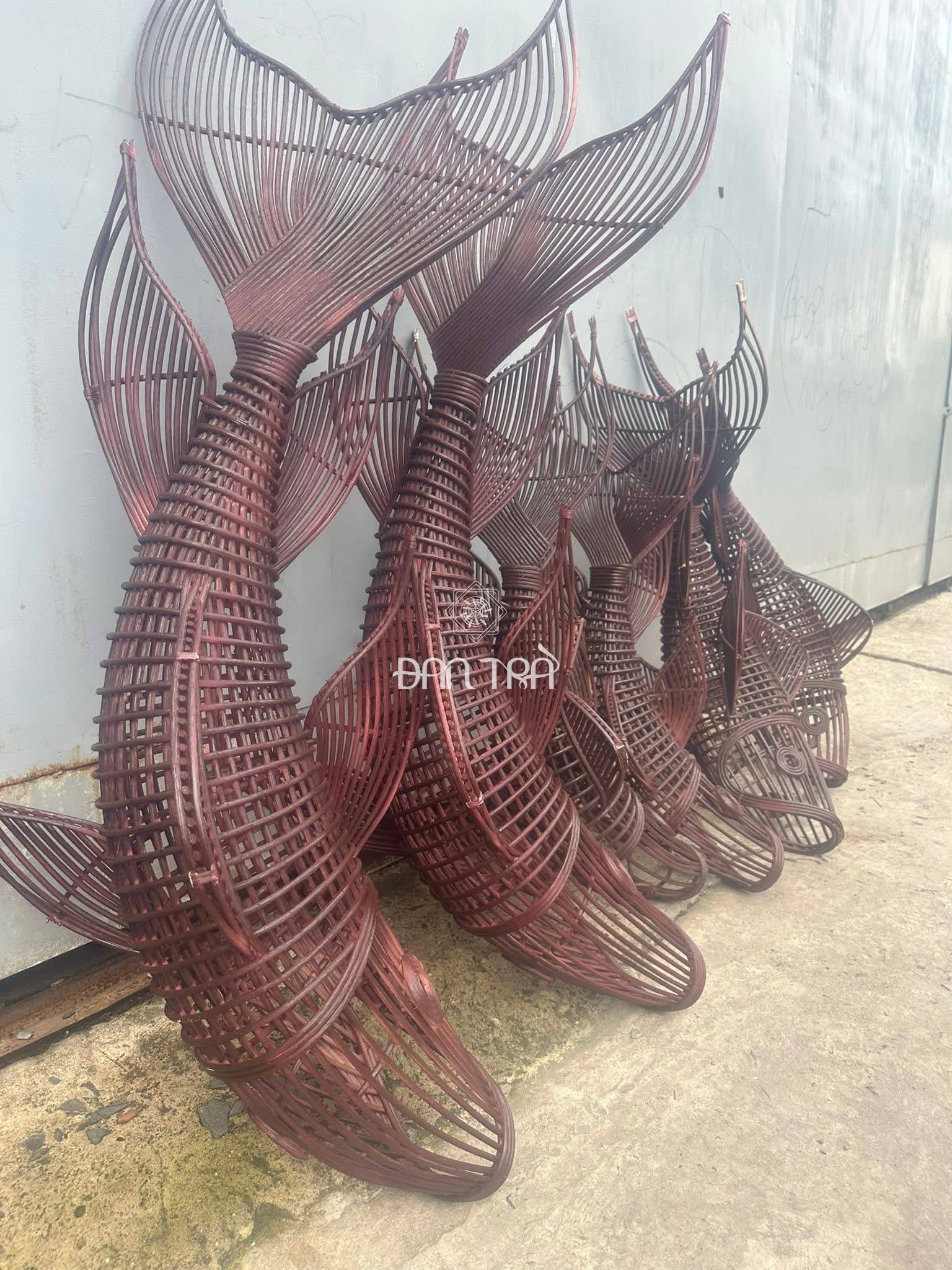 rattan fish light 