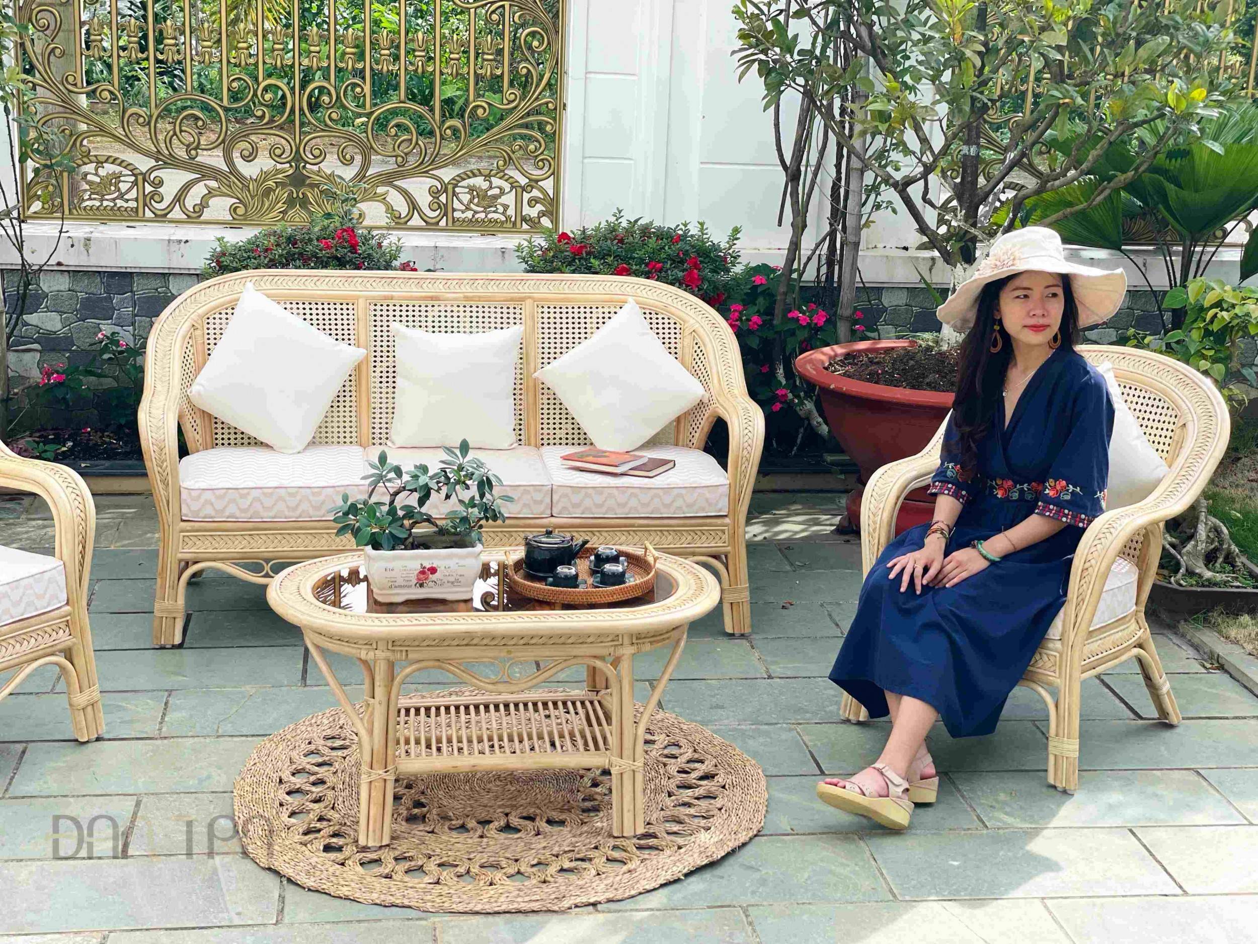 wholesale rattan sofa 3